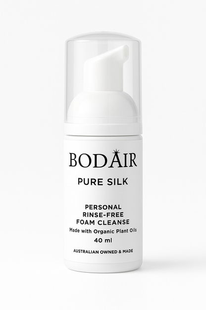 BODAIR - PURE SILK 40mL - Personal Rinse Free Foam Cleanse